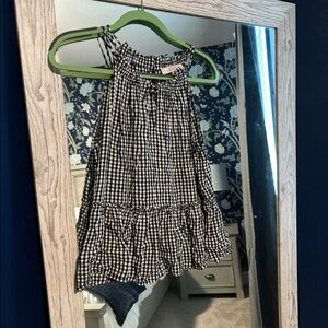 Loft Gingham Strappy Tank